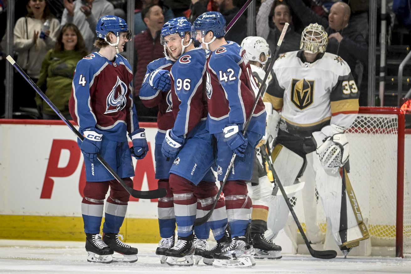 COLORADO AVALANCHE VS VEGAS GOLDEN KNIGHTS, NHL