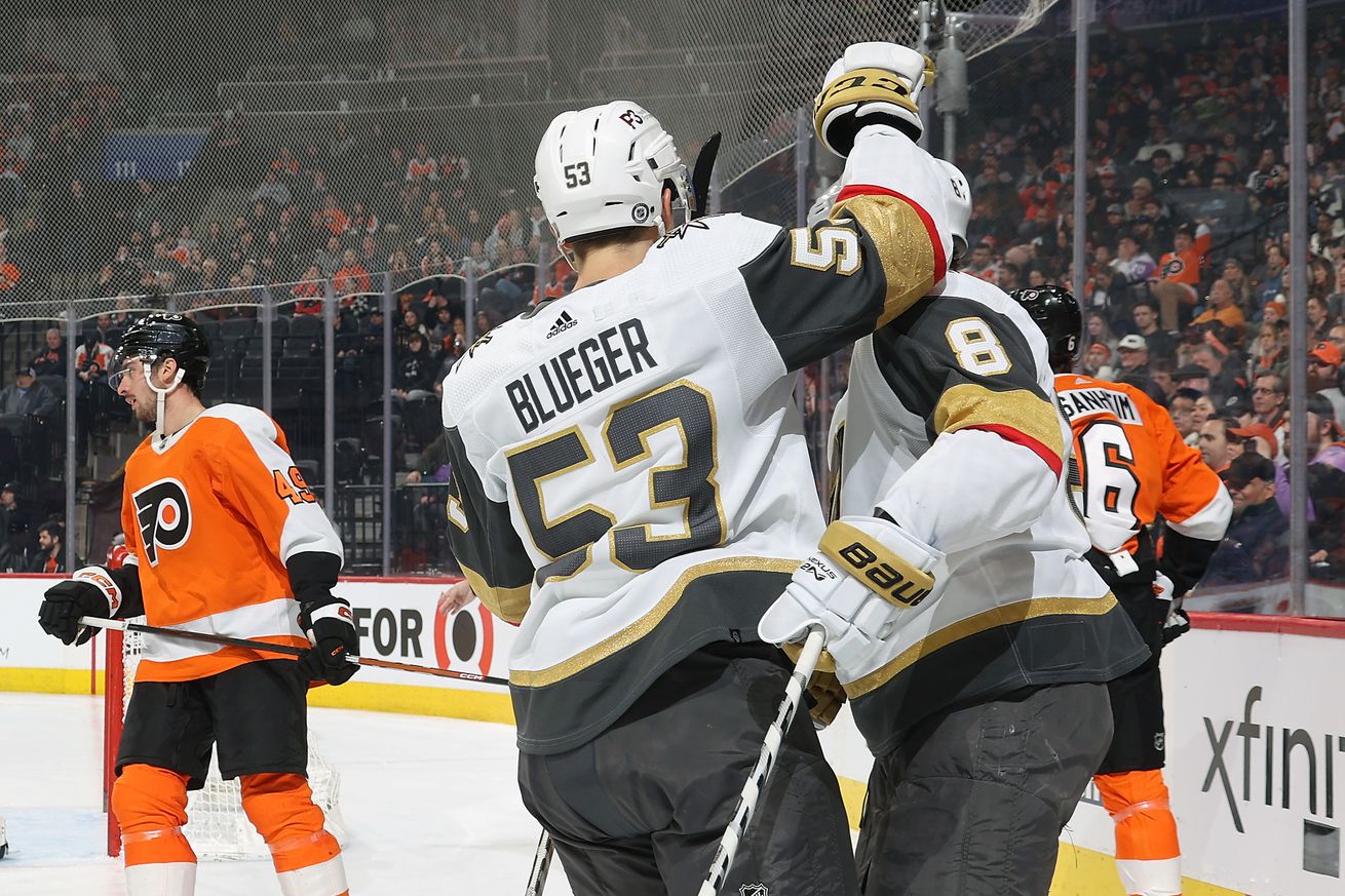 Vegas Golden Knights v Philadelphia Flyers