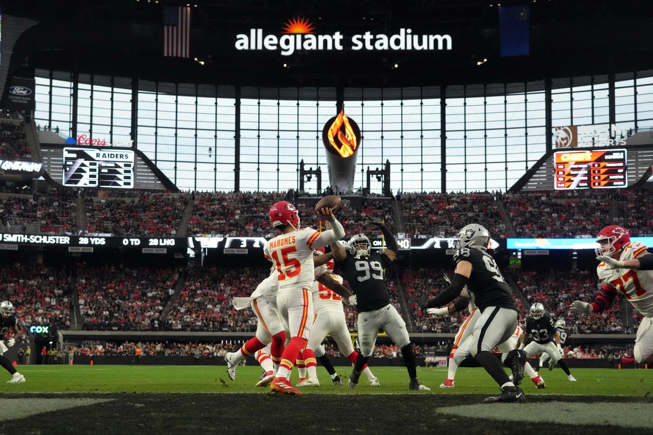 NFL: Kansas City Chiefs at Las Vegas Raiders
