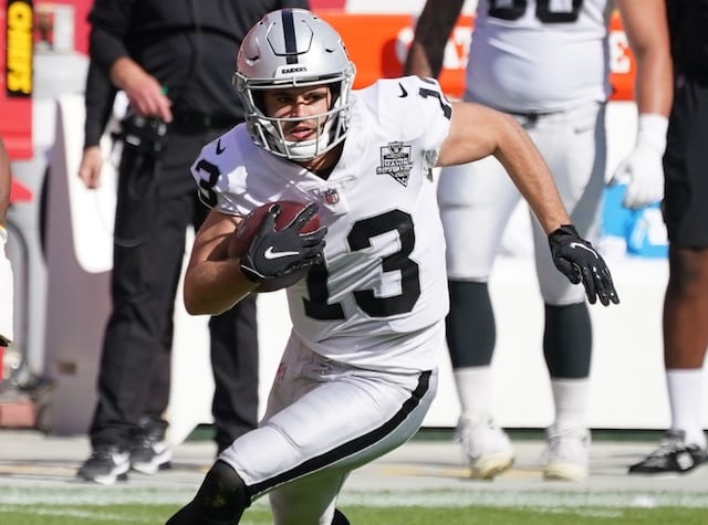 Denny Medley-USA TODAY Sports Hunter Renfrow, Raiders