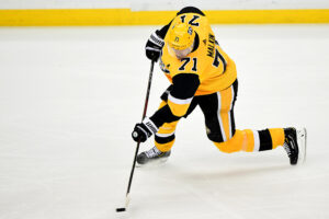 Evgeni Malkin; sweater number 71