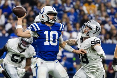 NFL: Las Vegas Raiders at Indianapolis Colts