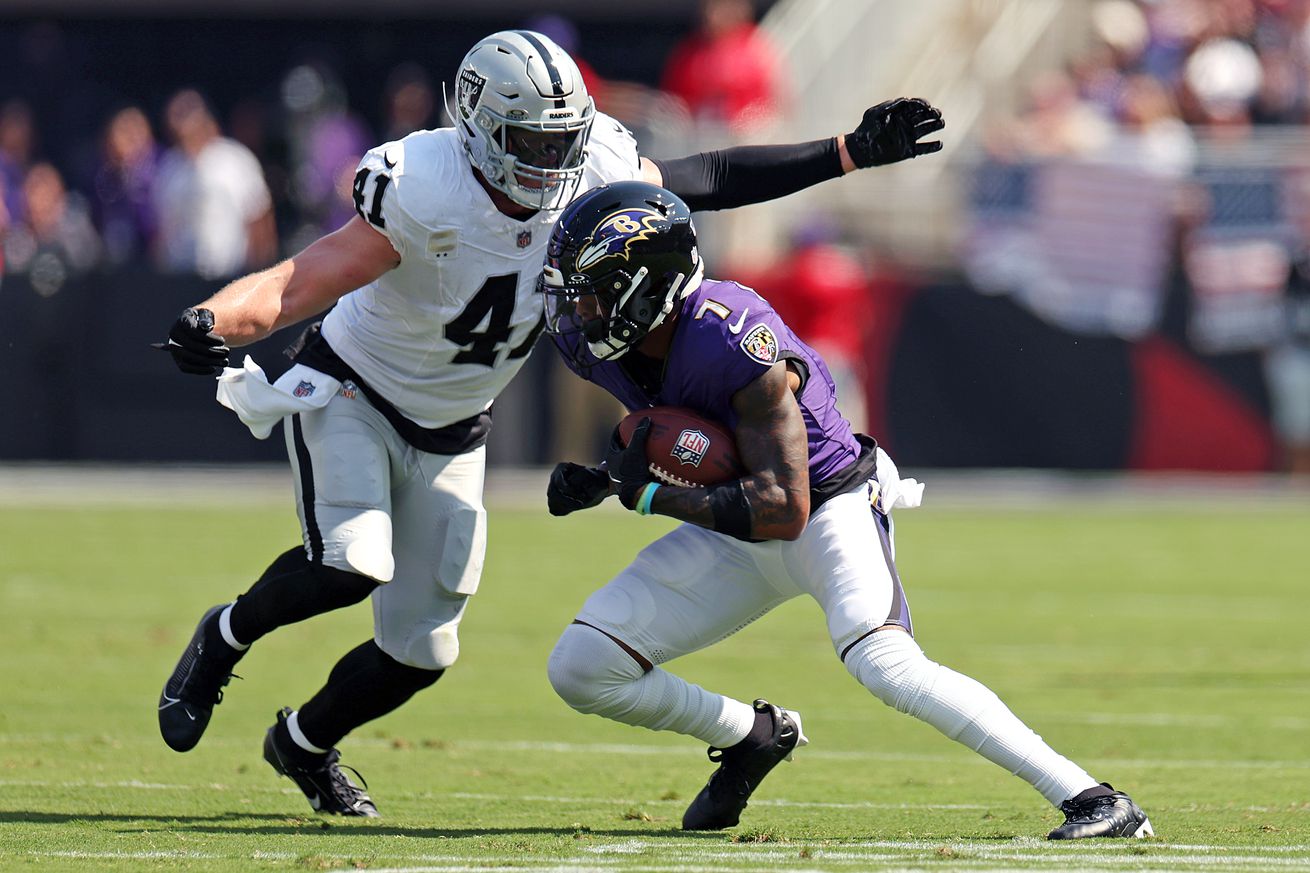 Las Vegas Raiders v Baltimore Ravens