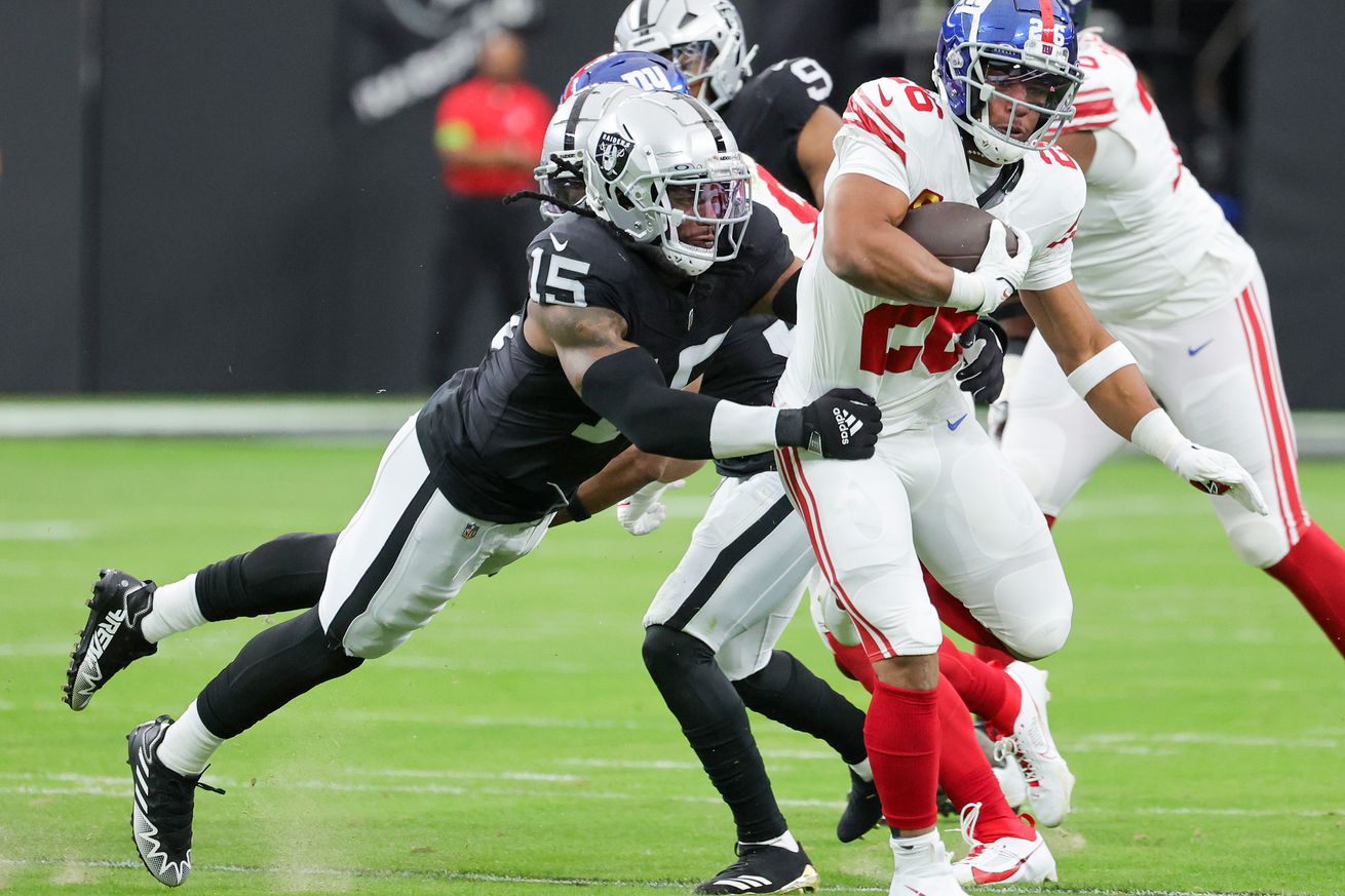 New York Giants v Las Vegas Raiders